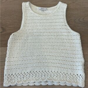 MADEWELL Kellen Crocheted Sweater Tank‎